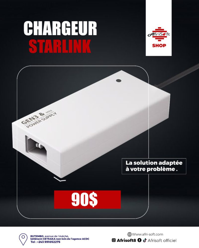 CHARGEUR STARLINK